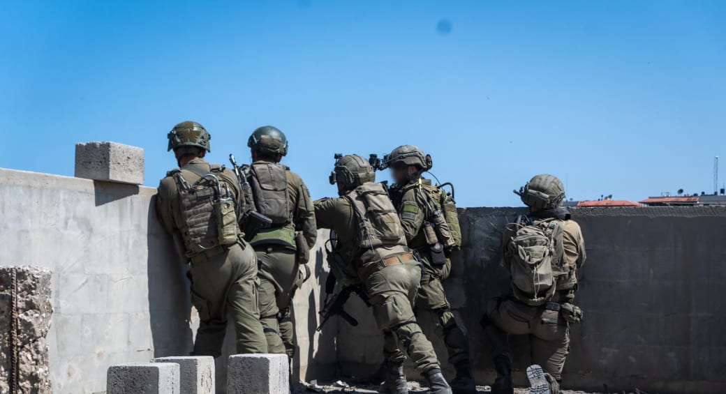  IDF troops operate in Gaza. April 25, 2024. (photo credit: IDF SPOKESPERSON'S UNIT)