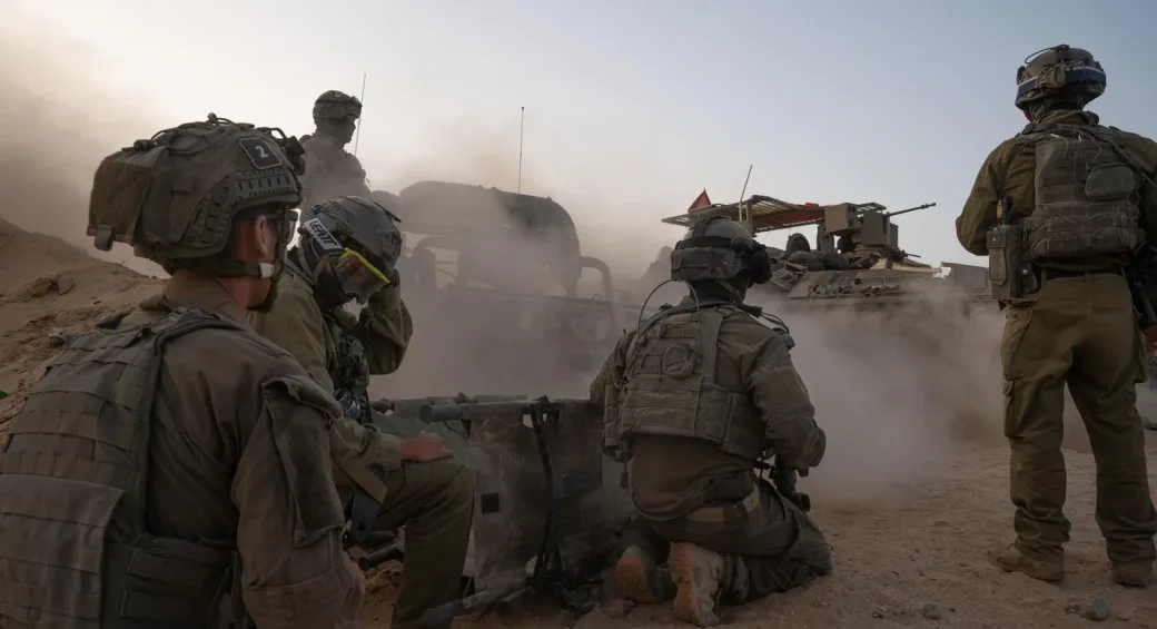 IDF soldiers operating in Rafah, June 20, 2024. (photo credit: IDF SPOKESPERSON'S UNIT)