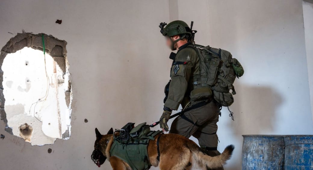  IDF operating in Rafah and discovering room of weaponry, June 28, 2024 (photo credit: IDF SPOKESMAN’S UNIT)