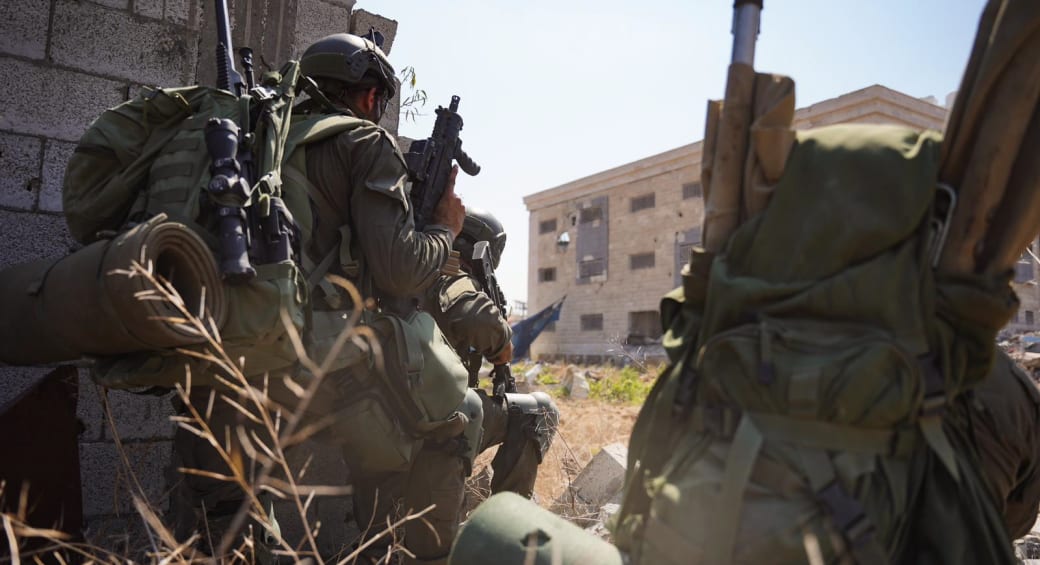  IDF troops operate in Shejaia, Gaza Strip. June 30, 2024.  (photo credit: IDF SPOKESPERSON'S UNIT)