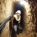 A Palestinian tunnel in Gaza. 