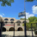 The Israeli Embassy in Washington, DC places its flag at half-mast to commemorate the victims of the Meron stampede that took place on Lag Ba'omer 2021.