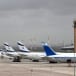El Al Israel Airlines planes are seen on the tarmac at Ben Gurion International airport in Lod, near Tel Aviv, Israel March 10, 2020. 