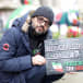  British-Iranian journalist and human rights activist, Vahid Beheshti sits outside Britain's Foreign Office in London, Britain April 10, 2023.