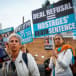  Activists protest calling for the government to find a solution to have the hostages in Tel Aviv, March 7, 2024