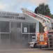  Fort Lauderdale Fire Rescue combat the fire at the Florida Las Olas Chabad Jewish Center. March 18, 2024.