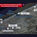  An IDF infographic showing the area in which the strike on the World Central Kitchen aid convoy occurred.
