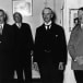  BRITISH PRIME minister Neville Chamberlain (second from right) with Adolf Hitler in Munich in September 1938 during the signing of the Munich Pact, which acceded to Hitler’s demand that the Sudetenland be ceded to Germany.