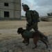  An IDF soldier and dog operate in the Gaza Strip. April 22, 2024.