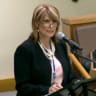 Laurie Cardoza-Moore speaking at the United Nations.