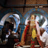 A Jewish worshipper prays during a pilgrimage to the El Ghriba synagogue in Djerba, Tunisia
