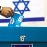  A voting box in the last Israeli election in 2015