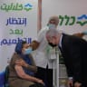 Prime Minister Benjamin Netanyahu visits a Clalit healthcare center in the Arab town Tira.