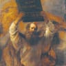 REMBRANDT'S MOSES with the Ten Commandments