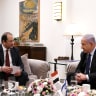 Prime Minister Benjamin Netanyahu meeting with Egyptian General Intelligence Directorate Director Abbas Kamel, June 30, 2021. 