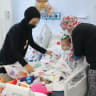   A PALESTINIAN girl from Hebron hospitalized at the Sylvan Adams Children’s Hospital at Wolfson Medical Center in Holon, after undergoing cardiac surgery. Together with her are her mother and the mother of her little roommate, also from Hebron.
