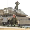 FEMALE TANK CREWS are deployed along  the border as part of a pilot program to  assess whether or not to integrate  women into the IDF’s Armored Corps