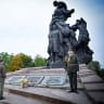  Ukraine's President Volodymyr Zelenskiy takes part in a commemoration ceremony for the victims of Babyn Yar (Babiy Yar), one of the biggest single massacres of Jews during the Nazi Holocaust, amid Russia's attack on Ukraine, in Kyiv Ukraine September 29, 2022.