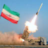  A missile is launched during an annual drill in the coastal area of the Gulf of Oman and near the Strait of Hormuz, Iran