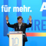  Maximilian Krah, Alternative for Germany (AfD) party member and member of the European Parliament of the Identity and Democracy (ID) group, speaks during the European election assembly 2023 of the Alternative for Germany (AfD) in Magdeburg, Germany, July 29, 2023.