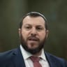  Minister of Heritage Amichai Eliyahu arrives to a government conference at the Prime Minister's office in Jerusalem on January 29, 2023.