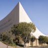  New National Library of Israel building in Jerusalem, exterior. 