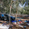  The area of ​​the Nova party where hundreds of Israelis were killed and kidnapped by Hamas terrorists who infiltrated to Israel, near the Israeli-Gaza border, in southern Israel, photo taken on October 12, 2023.