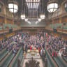  NEWLY ELECTED BRITISH MPs gather in the House of Commons Chamber for a group photo in London.