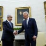  US President Joe Biden meets with Prime Minister Benjamin Netanyahu in the Oval Office at the White House, July 25, 2024