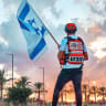  UNITED HATZALAH medic down south, Oct. 7. 