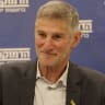 Yair Golan, head of The Democrats party speaks at the Knesset. February 24, 2025.