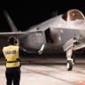 Israeli Air Force F-35s seen arriving to an Israeli base, on March 15, 2025