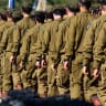  IDF soldiers in a swearing in ceremony. February 27, 2025. 