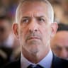  Ronen Bar, head of the Shin Bet security services, seen at Mount Herzl military cemetery in Jerusalem, October 27, 2024