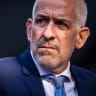 Shin Bet director Ronen Bar seen at Mount Herzl cemetery in Jerusalem, November 6, 2022