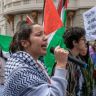  (Illustrative) Pro-Palestine protests in Madrid. 