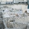  A GROUP of Jewish schoolgirls finish their tour of the City of David National Park excavations.