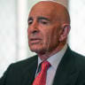  US special envoy for Syria, the ambassador to Turkey Thomas Barrack attends a flag-raising ceremony at the US ambassador's residence in Damascus on May 29, 2025 for the first time since 2011.