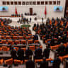 Inside the Turkish Parliament, Ankara, June 3, 2023; illustrative.