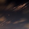 Missiles launched from Iran are intercepted as seen from Ashkelon, Israel, June 18, 2025. 