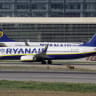 Two Boeing 737-8AS passenger aircrafts of Ryanair airline, taxi on a runway at Malaga-Costa del Sol airport, in Malaga, Spain, May 3, 2024; illustrative.