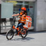 United Hatzalah Volunteers on a bike