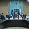  Committee Chairman Meirav Cohen leads status of Women and Gender Equality committee meeting at the Knesset, the Israeli parliament in Jerusalem on November 25, 2025.