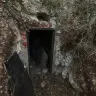 Entrance to a Hezbollah tunnel in Lebanon. 