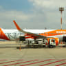  EasyJet Airbus A320 Neo during refueling at Ben Gurion Airport.