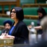 British Home Secretary Shabana Mahmood speaks in the House of Commons, London, January 14, 2026; illustrative.