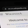 Wikipedia website and logo.