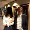 Bill Gates appears with a woman, whose identity has been obscured, in this image from the Epstein estate released by House Oversight Committee Democrats in Washington, D.C., U.S., on December 18, 2025.