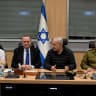 PRIME MINISTER Benjamin Netanyahu in a security meeting with the Minister of Defense, the IDF Chief of Staff and the Director of the Mossad at the Kirya in Tel Aviv, Sunday, 1 March 2026.