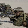 US Marine soldiers from 31st Marine Expeditionary Unit, Battalion landing team deployed from Okinawa, Japan, participate in the U.S. and South Korean Marines joint landing operation at Pohang seashore on March 29, 2012 in Pohang, South Korea.